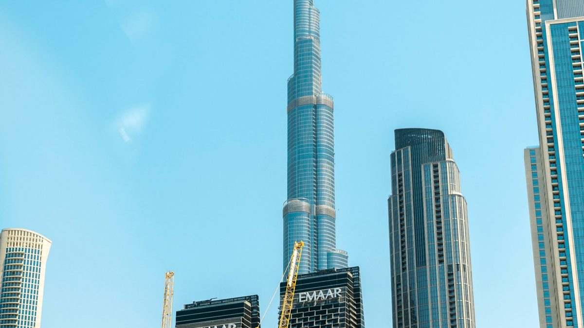 Skyline de Downtown Dubái con el Burj Khalifa, zona de inversión inmobiliaria