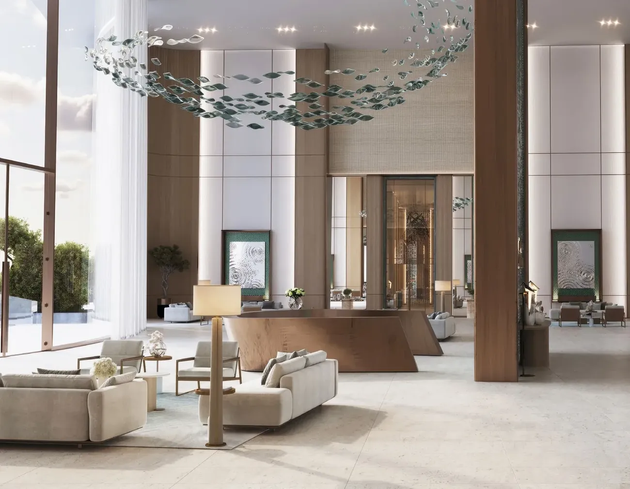Render de Aquarise, Business Bay, Dubái