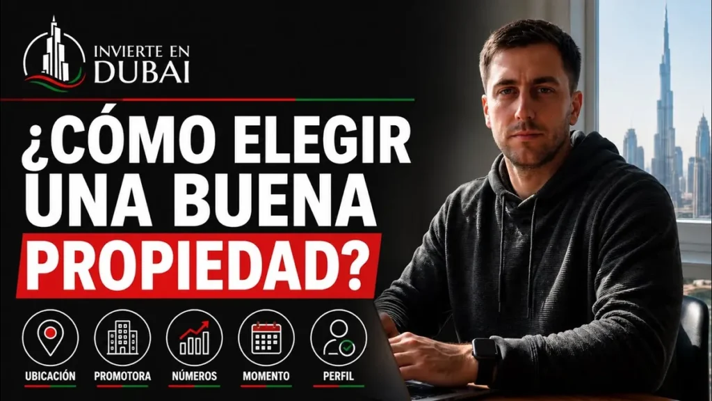 Cómo elegir una buena propiedad para invertir en Dubái, vídeo de Juan García