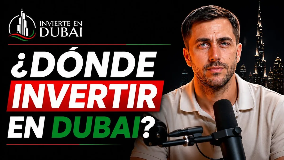 Mejores zonas para invertir en Dubái en 2026, vídeo de Juan García