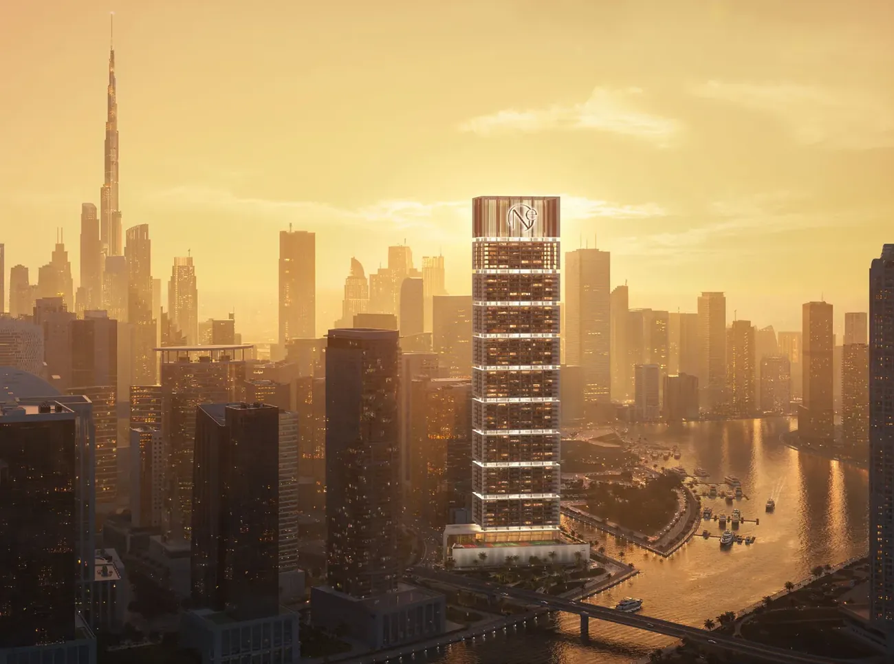 Render exterior de One by Binghatti en Business Bay, Dubái