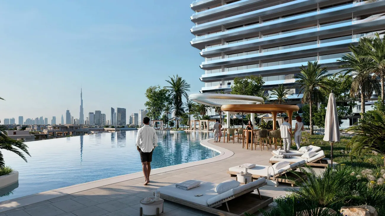 Render de Sky Terraces, Motor City, Dubái