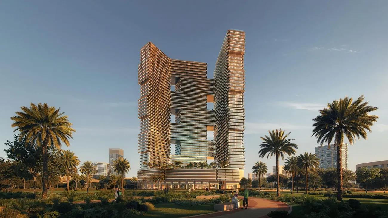 Render de Sky Terraces, Motor City, Dubái