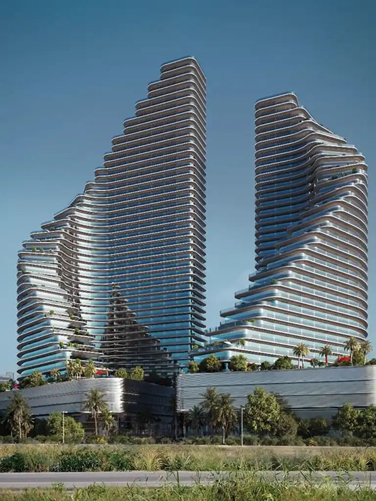 Render exterior de Flare en Jumeirah Village Triangle, Dubái