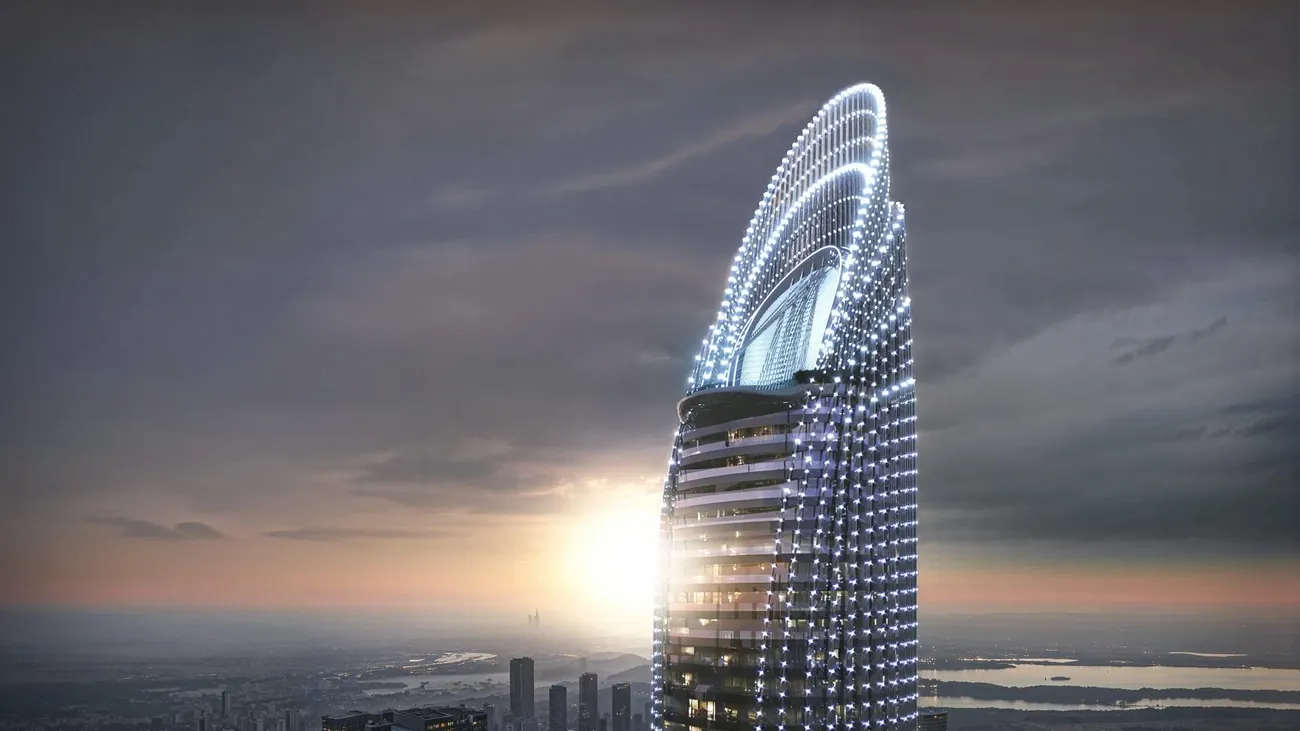 Render exterior de Skyblade en Downtown Dubái, Dubái