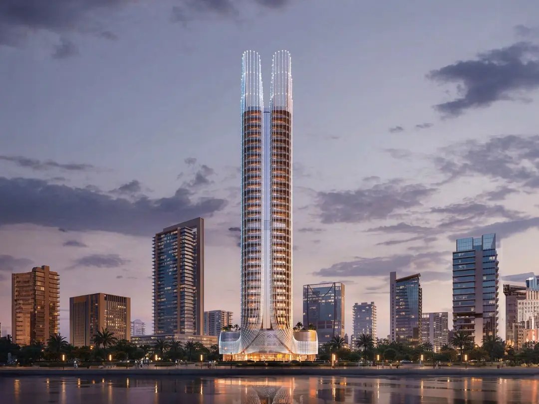 Render exterior de Skyhall en Business Bay, Dubái