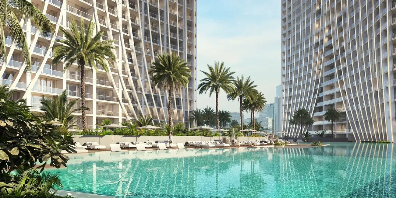 Render exterior de Skyrise en Business Bay, Dubái