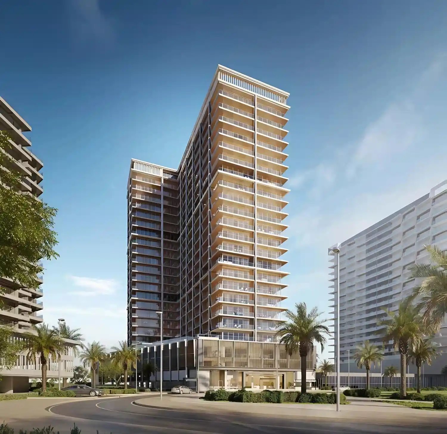 Render exterior de Starlight en Al Jaddaf, Dubái