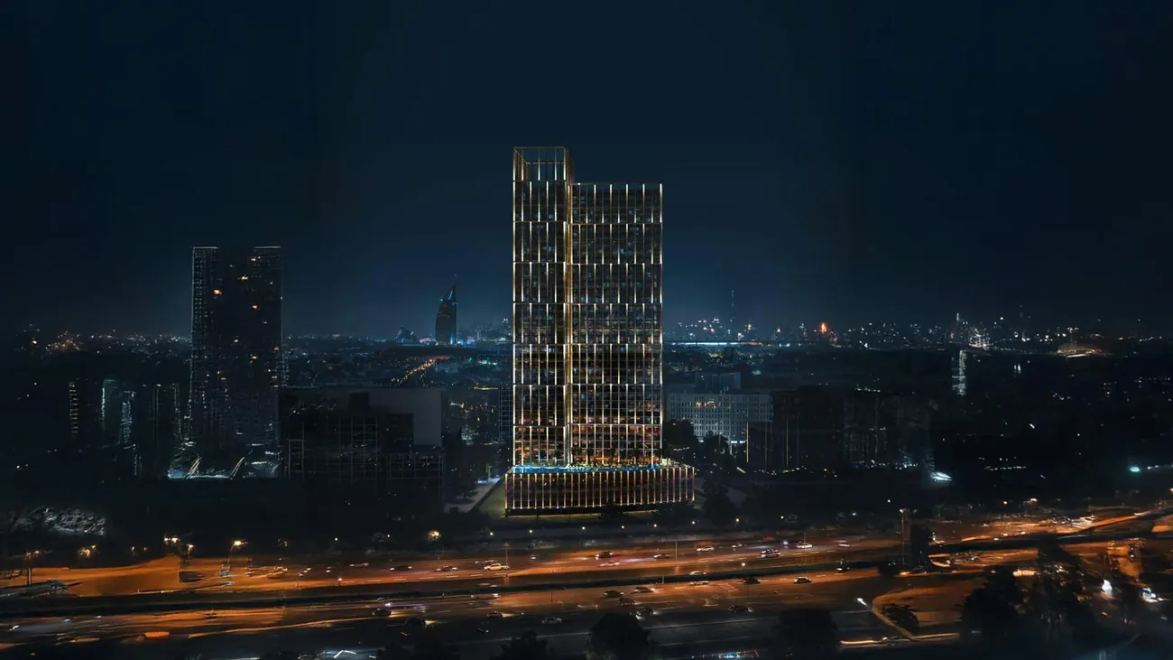 Render exterior de Titania en Majan, Dubái